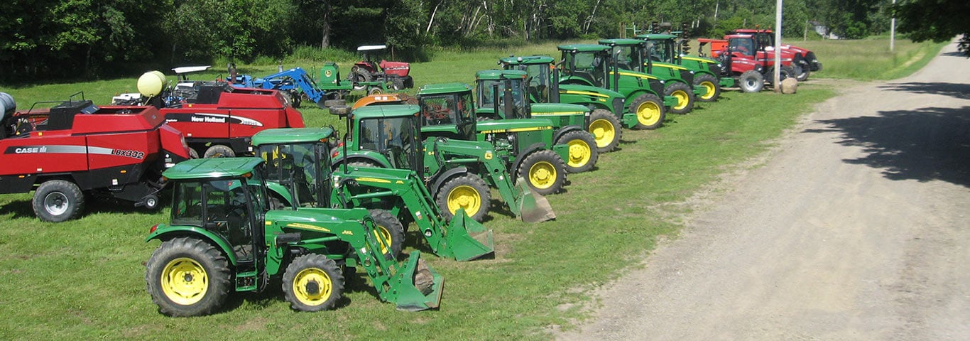 Farm Equipment In Our Yard
