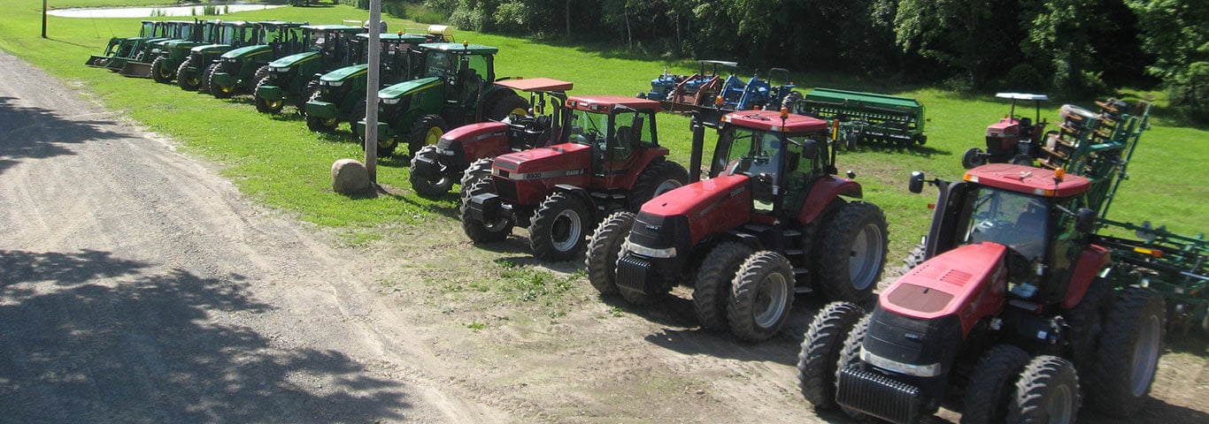 Farm Equipment In Our Yard