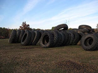 Tires Pile